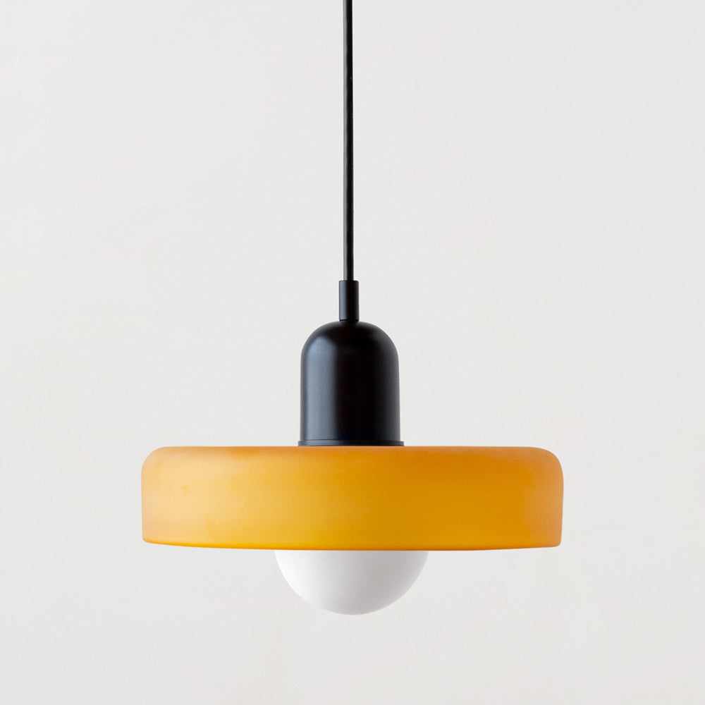 Luméa Suspension Bauhaus en Verre Coloré