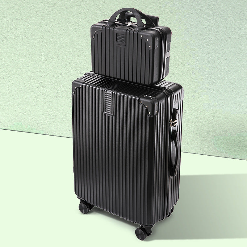 GlideVault Spinner Suitcase | Textured Hard Shell Travel Luggage