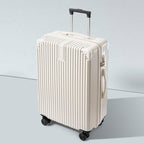 GlideVault Spinner Suitcase | Textured Hard Shell Travel Luggage