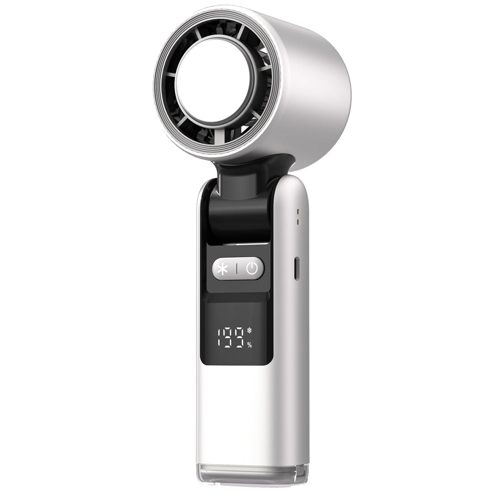 AirPulse Rechargeable Handheld Fan with Digital Display