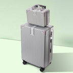 GlideVault Spinner Suitcase | Textured Hard Shell Travel Luggage