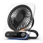 PureBreeze Portable Desk Fan with Adjustable Speed Settings