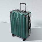GlideVault Spinner Suitcase | Textured Hard Shell Travel Luggage