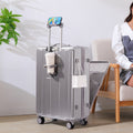 TechVoy Smart Carry-On Suitcase | USB Hard Shell Spinner Luggage