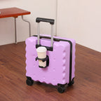 LunaCarry Compact Spinner Suitcase | Multi-Compartment Cabin Luggage