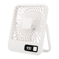 CoolSphere Rechargeable Personal Desk Fan with LED Display