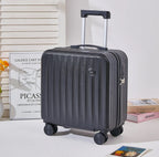 LunaCarry Compact Spinner Suitcase | Multi-Compartment Cabin Luggage