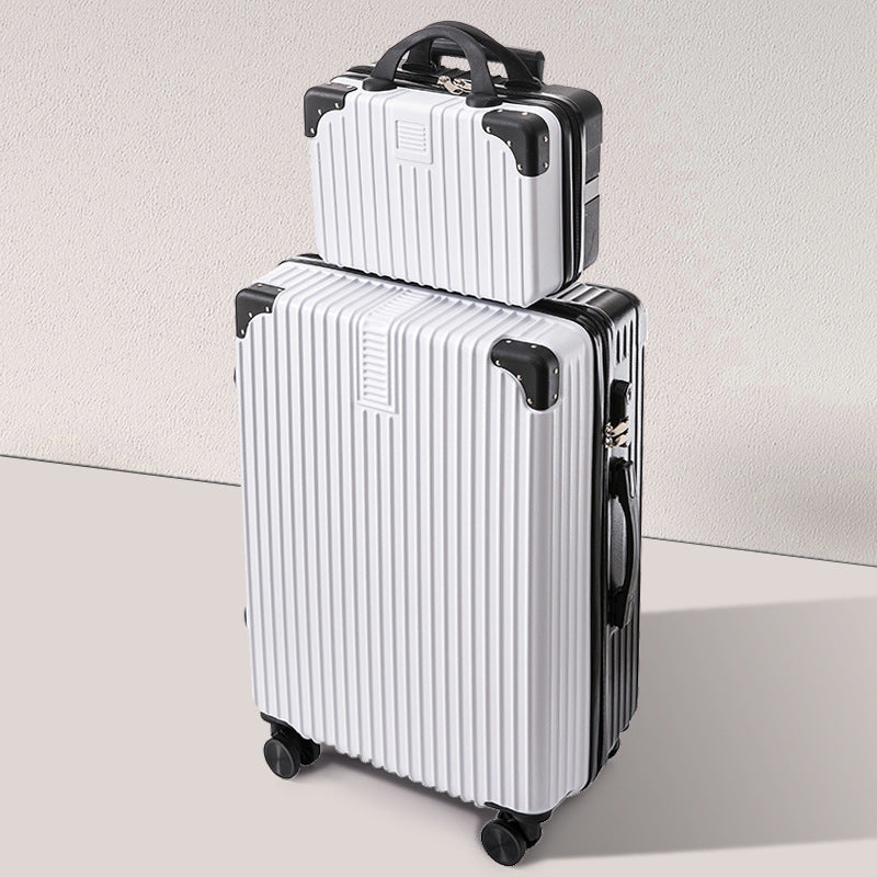 GlideVault Spinner Suitcase | Textured Hard Shell Travel Luggage