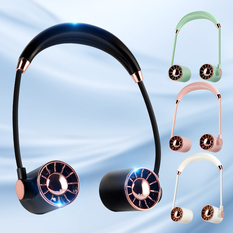 BreezeGo Portable USB Mini Fan with Adjustable Speed Settings