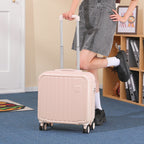 LunaCarry Compact Spinner Suitcase | Multi-Compartment Cabin Luggage