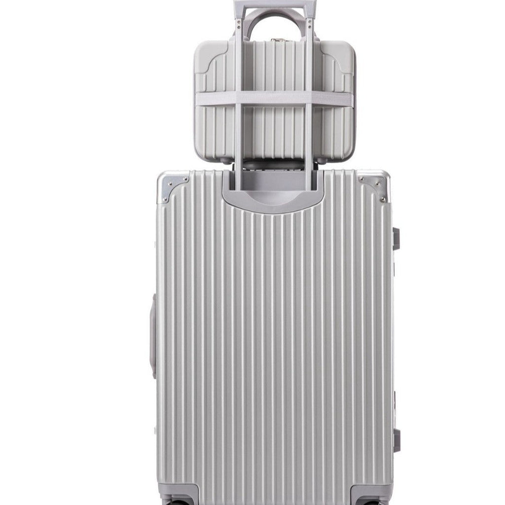GlideVault Spinner Suitcase | Textured Hard Shell Travel Luggage