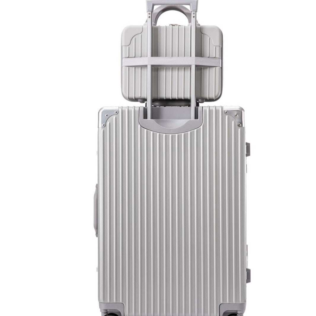 GlideVault Spinner Suitcase | Textured Hard Shell Travel Luggage