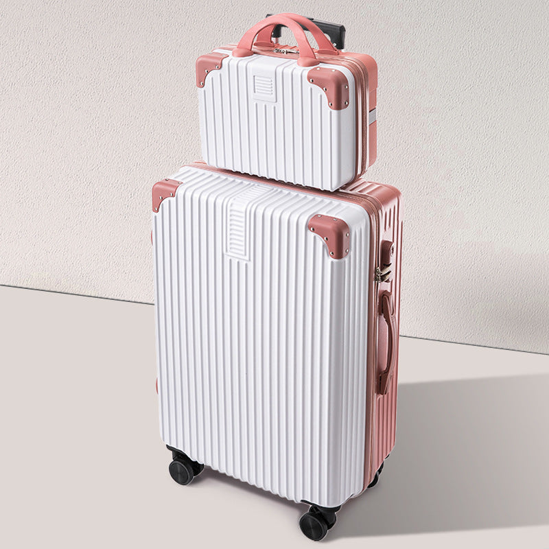 GlideVault Spinner Suitcase | Textured Hard Shell Travel Luggage