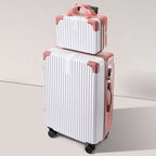 GlideVault Spinner Suitcase | Textured Hard Shell Travel Luggage