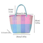 Brightmere Patterned Shopper Tote Bag Colourful Everyday Shoulder Bag