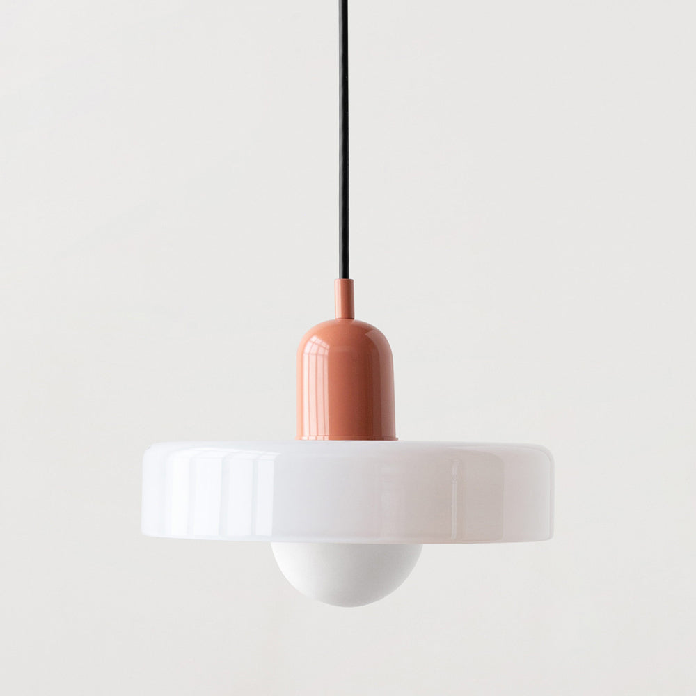 Luméa Bauhaus Suspension in Coloured Glass
