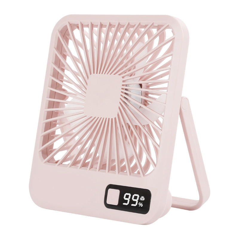 CoolSphere Rechargeable Personal Desk Fan with LED Display
