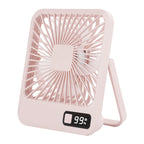 CoolSphere Rechargeable Personal Desk Fan with LED Display