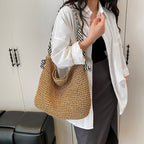 Oakmere Jute Shopper Tote Bag Spacious Everyday Summer Handbag