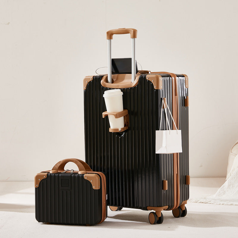 GlideVault Spinner Suitcase | Textured Hard Shell Travel Luggage