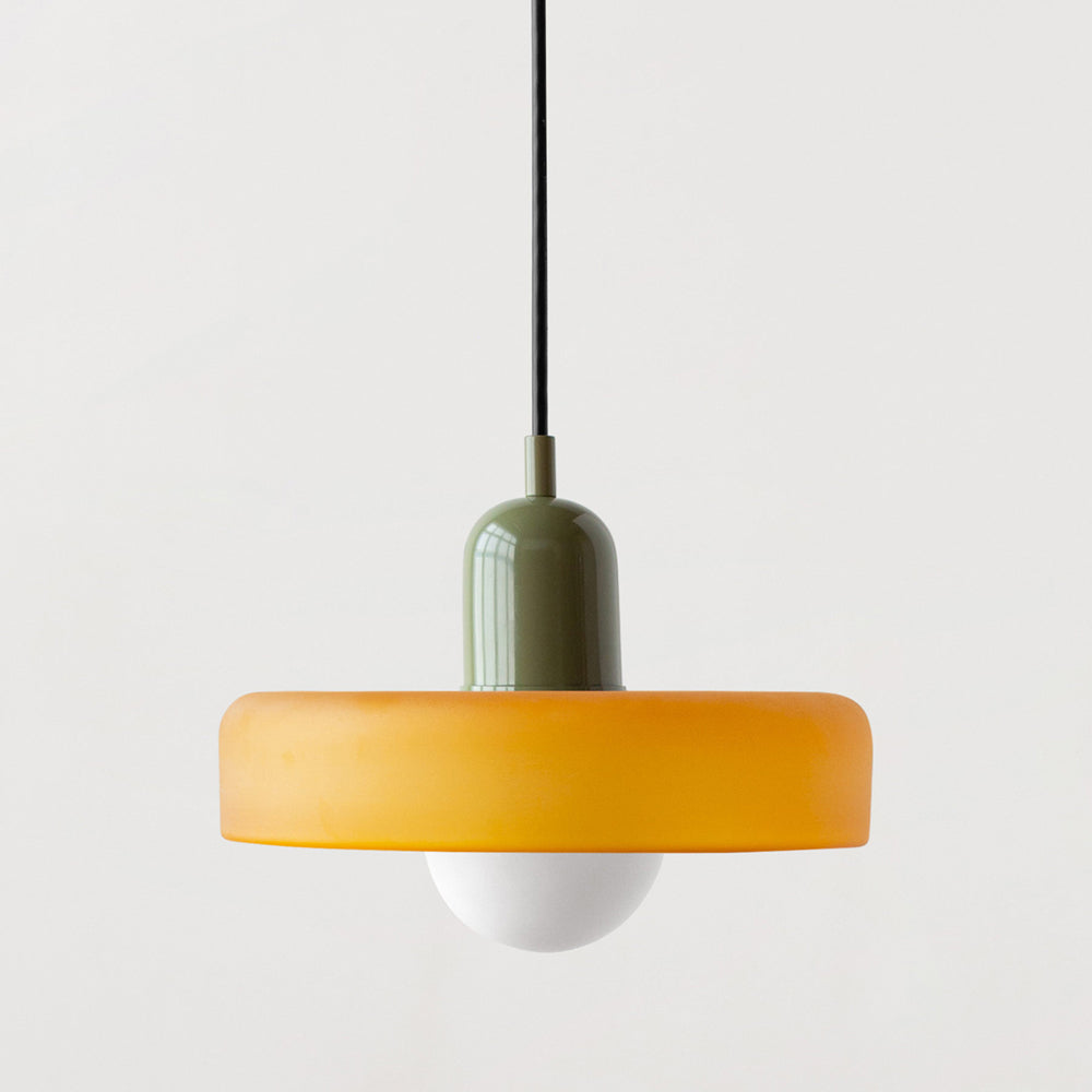 Luméa Suspension Bauhaus en Verre Coloré