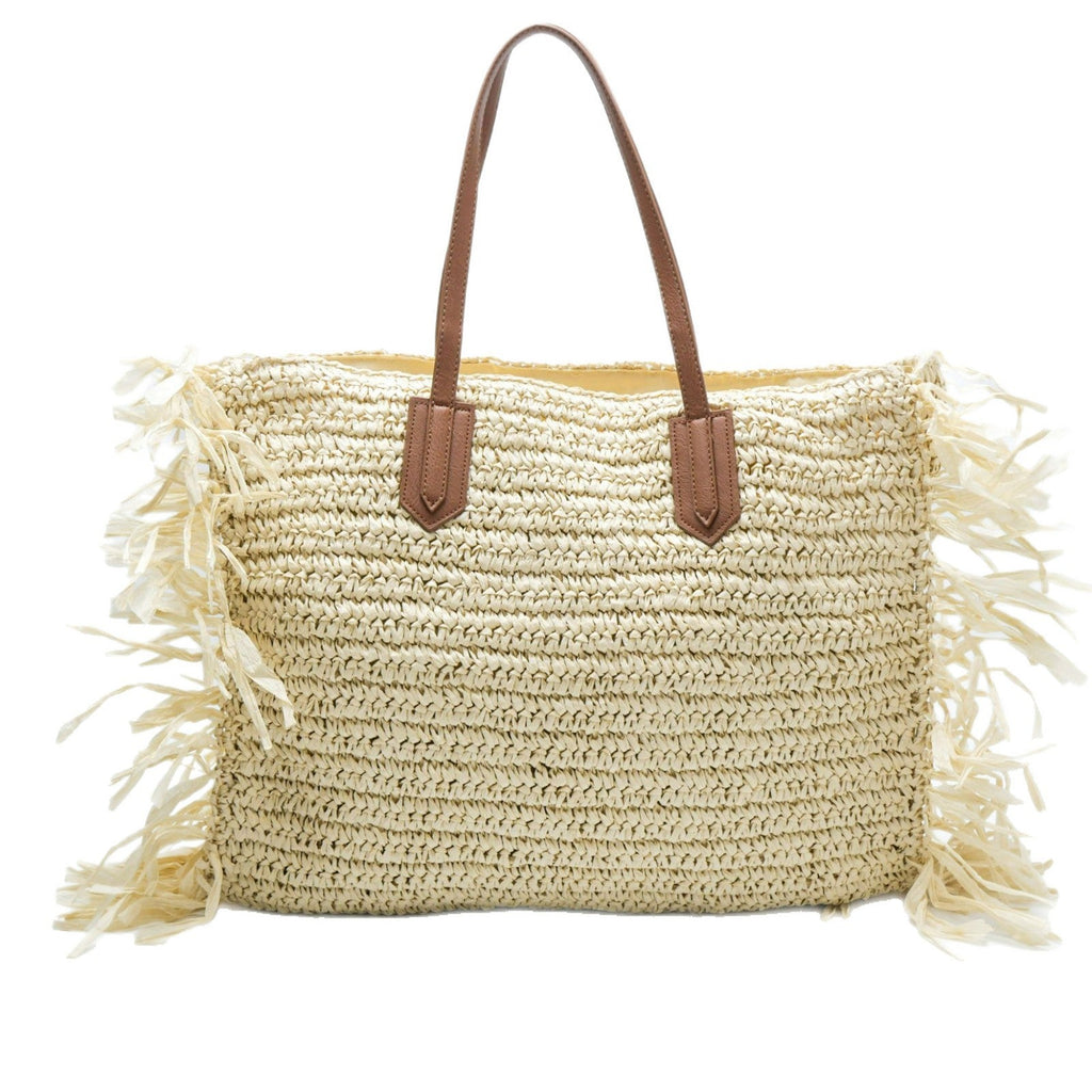 Coastmere Woven Beach Tote Bag Tassel Summer Shoulder Handbag