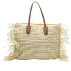 Coastmere Woven Beach Tote Bag Tassel Summer Shoulder Handbag