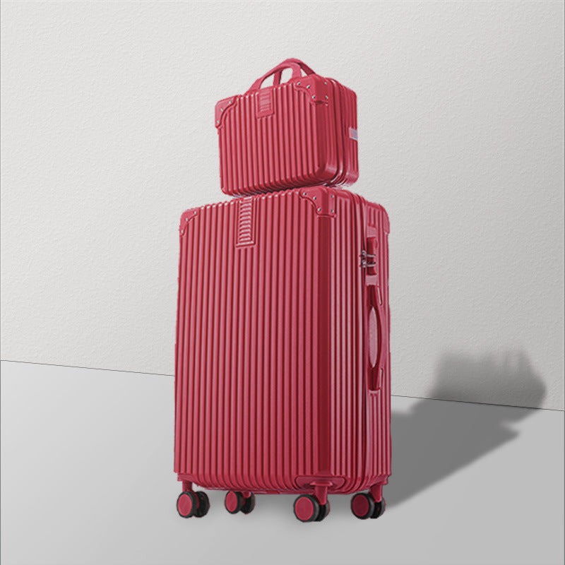 GlideVault Spinner Suitcase | Textured Hard Shell Travel Luggage