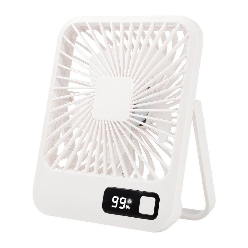 CoolSphere Rechargeable Personal Desk Fan with LED Display