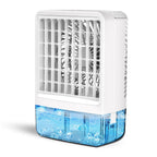ArcticGlow Portable Mini Air Cooler with Water Tank and LED Light
