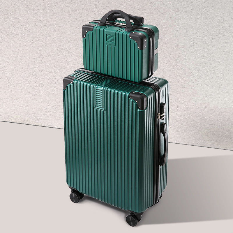 GlideVault Spinner Suitcase | Textured Hard Shell Travel Luggage