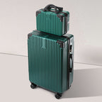 GlideVault Spinner Suitcase | Textured Hard Shell Travel Luggage