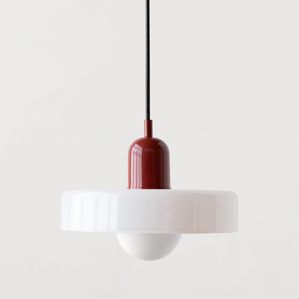 Luméa Suspension Bauhaus en Verre Coloré