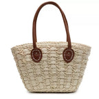 Westhaven Woven Shopper Tote Bag Spacious Everyday Shoulder Handbag