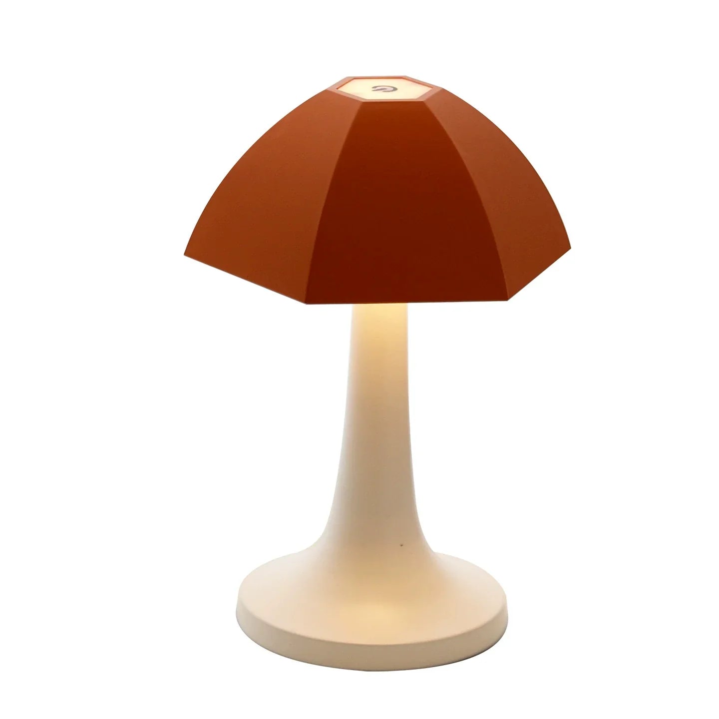 GlowMora Nordic Mushroom LED Table Lamp for Bedside and Home Decor