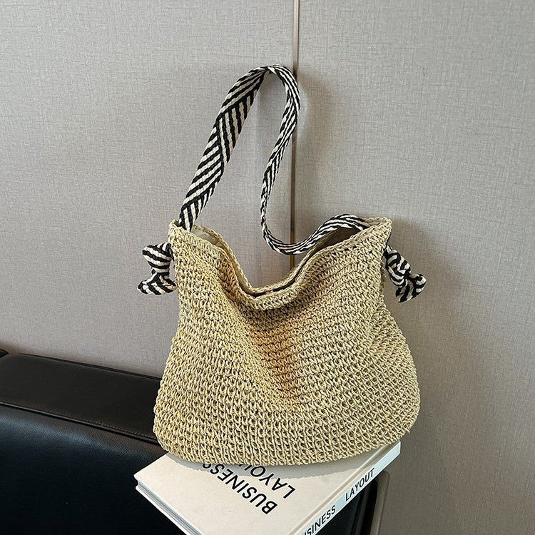 Oakmere Jute Shopper Tote Bag Spacious Everyday Summer Handbag