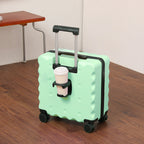 LunaCarry Compact Spinner Suitcase | Multi-Compartment Cabin Luggage