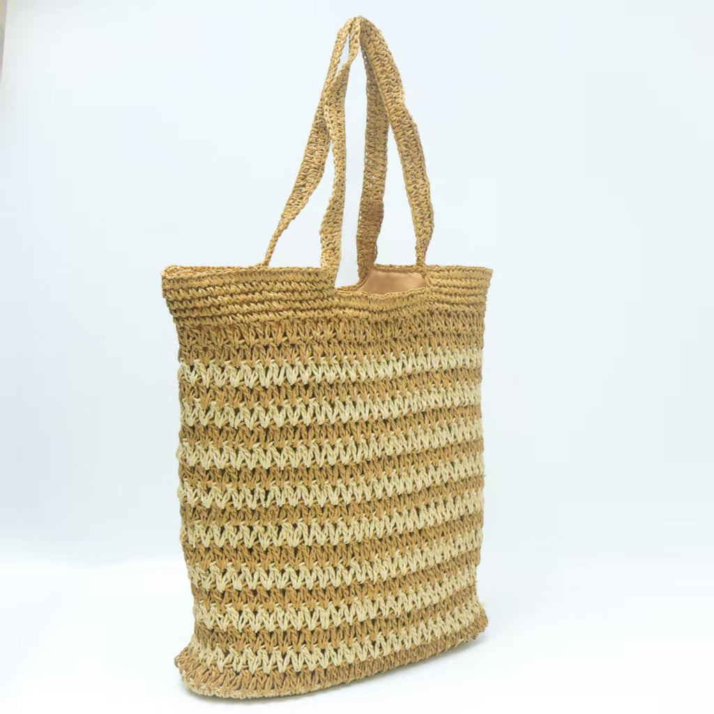 Harrowvale Woven Summer Shopper Bag Lightweight Everyday Tote Bag