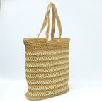 Harrowvale Woven Summer Shopper Bag Lightweight Everyday Tote Bag