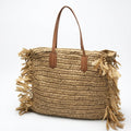 Coastmere Woven Beach Tote Bag Tassel Summer Shoulder Handbag