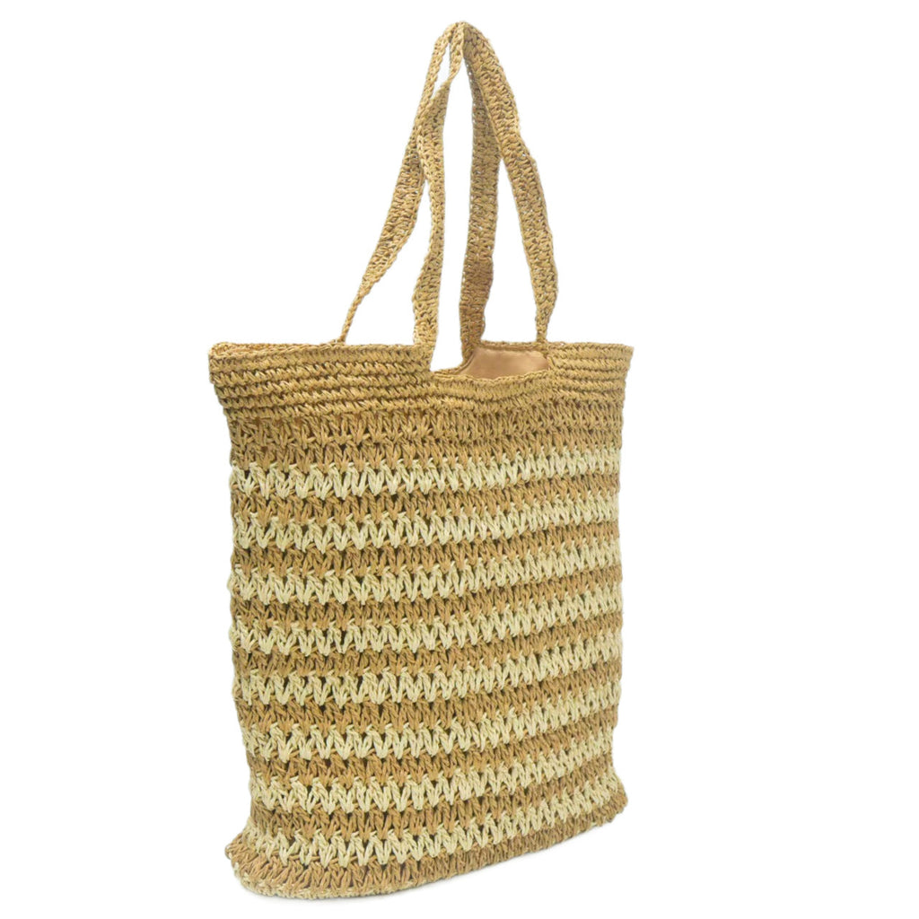 Harrowvale Woven Summer Shopper Bag Lightweight Everyday Tote Bag