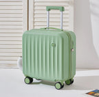 LunaCarry Compact Spinner Suitcase | Multi-Compartment Cabin Luggage