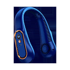 Portable Neck Cooling Fan with Digital Speed Display – Lightweight & Rechargeable