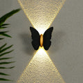 Nature-Inspired Butterfly Outdoor Wall Light - Warm White LED