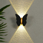 Nature-Inspired Butterfly Outdoor Wall Light - Warm White LED