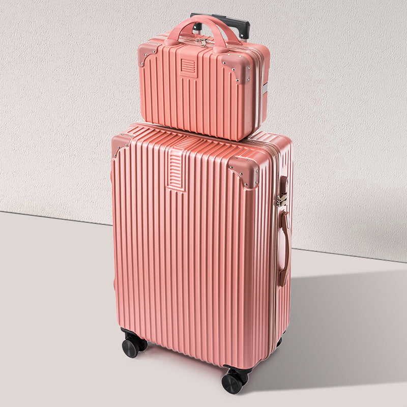 GlideVault Spinner Suitcase | Textured Hard Shell Travel Luggage