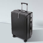 GlideVault Spinner Suitcase | Textured Hard Shell Travel Luggage