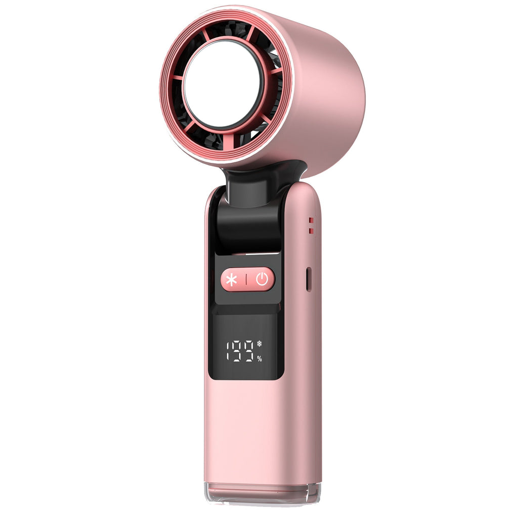 AirPulse Rechargeable Handheld Fan with Digital Display