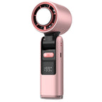 AirPulse Rechargeable Handheld Fan with Digital Display