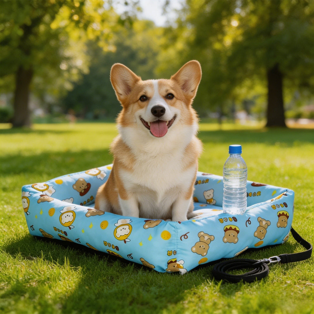 SnuggleHaven Pet Bed with Washable Cover for Dogs and Cats